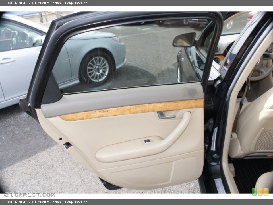 Beige Interior Door Panel for the 2008 Audi A4 2.0T quattro Sedan #78323865
