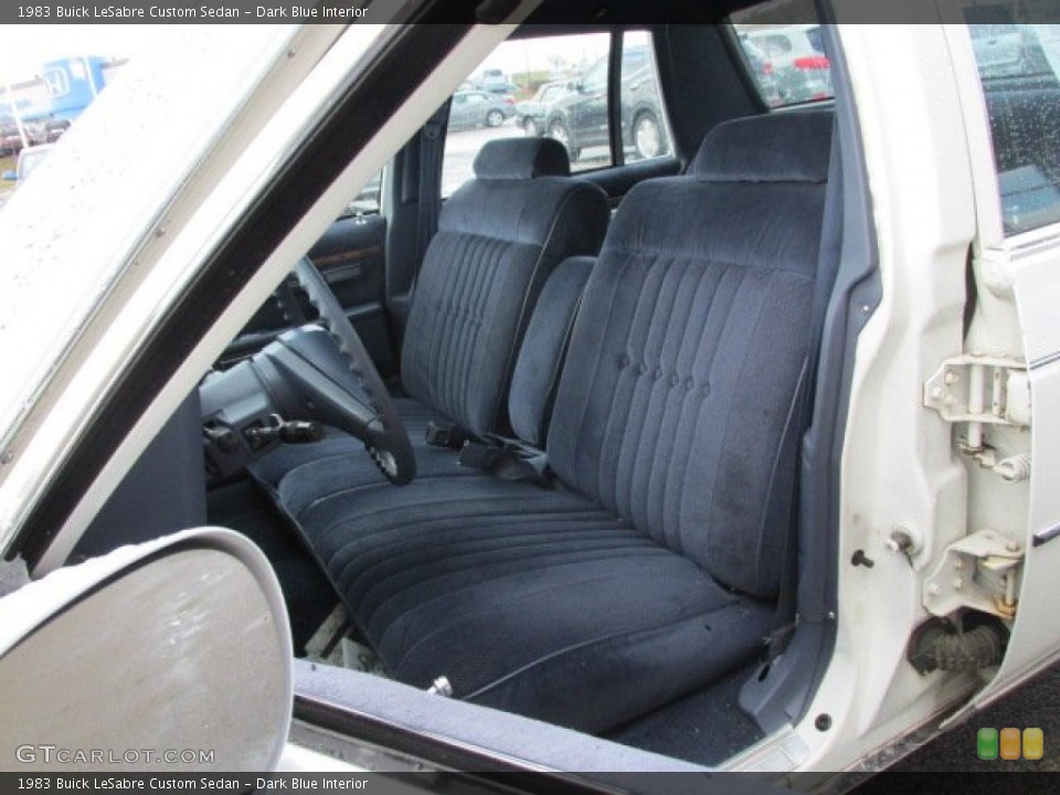 Dark Blue 1983 Buick LeSabre Interiors