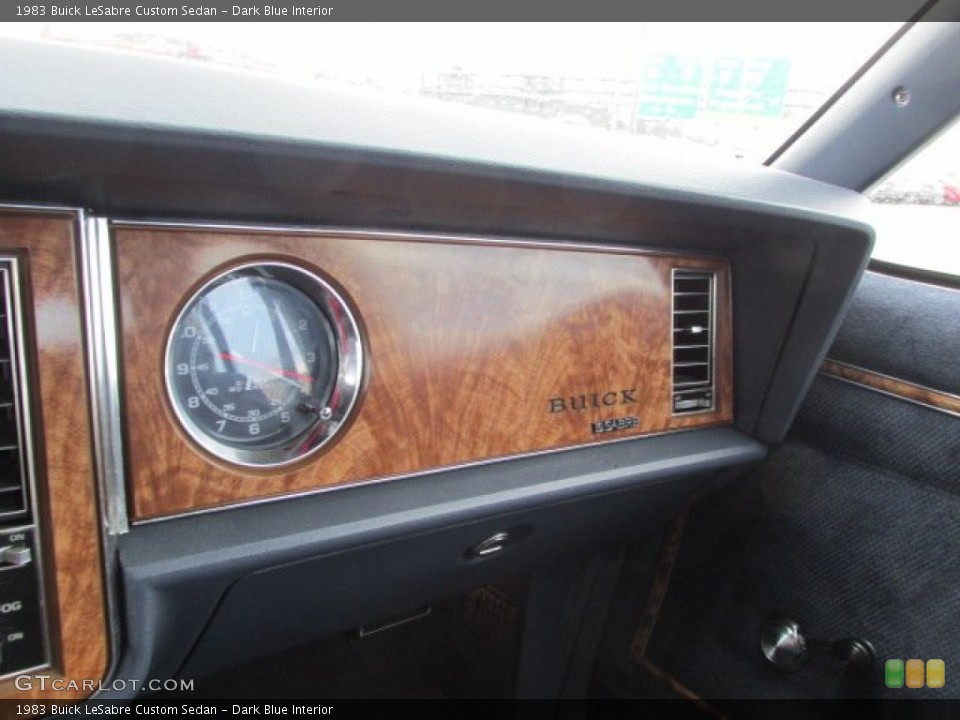 Dark Blue Interior Dashboard for the 1983 Buick LeSabre Custom Sedan #78323946
