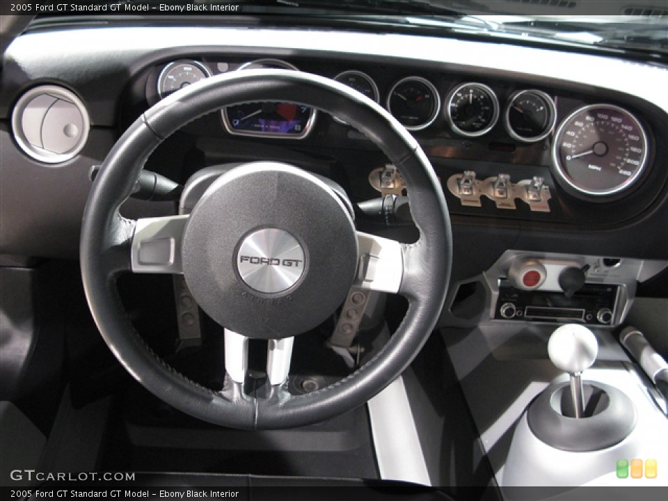 Ebony Black Interior Controls for the 2005 Ford GT  #783242
