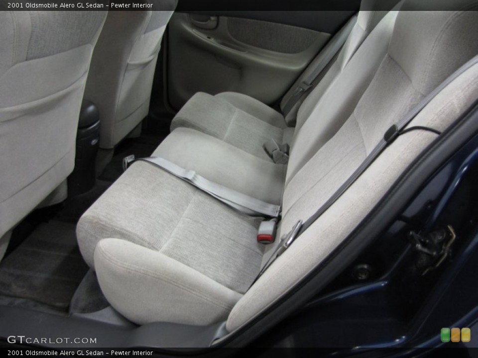 Pewter Interior Rear Seat for the 2001 Oldsmobile Alero GL Sedan #78325912