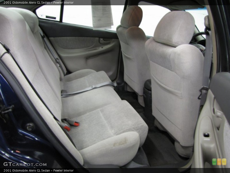 Pewter Interior Rear Seat for the 2001 Oldsmobile Alero GL Sedan #78325935