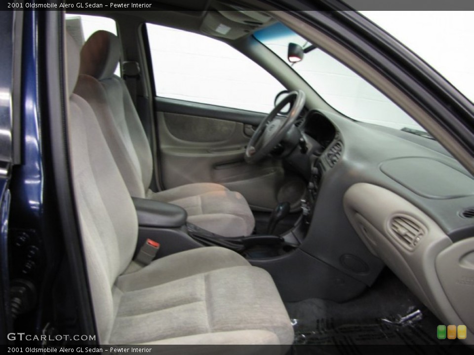 Pewter Interior Front Seat for the 2001 Oldsmobile Alero GL Sedan #78325964