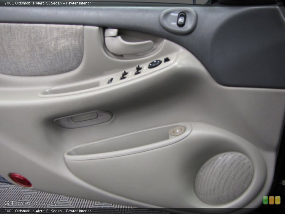 Pewter Interior Door Panel for the 2001 Oldsmobile Alero GL Sedan #78325982