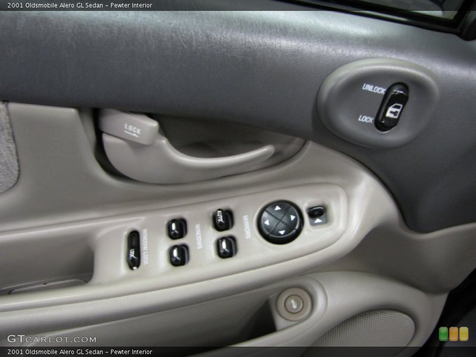 Pewter Interior Controls for the 2001 Oldsmobile Alero GL Sedan #78326037