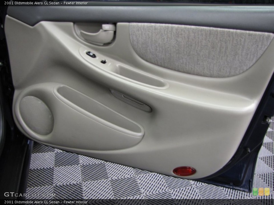 Pewter Interior Door Panel for the 2001 Oldsmobile Alero GL Sedan #78326079
