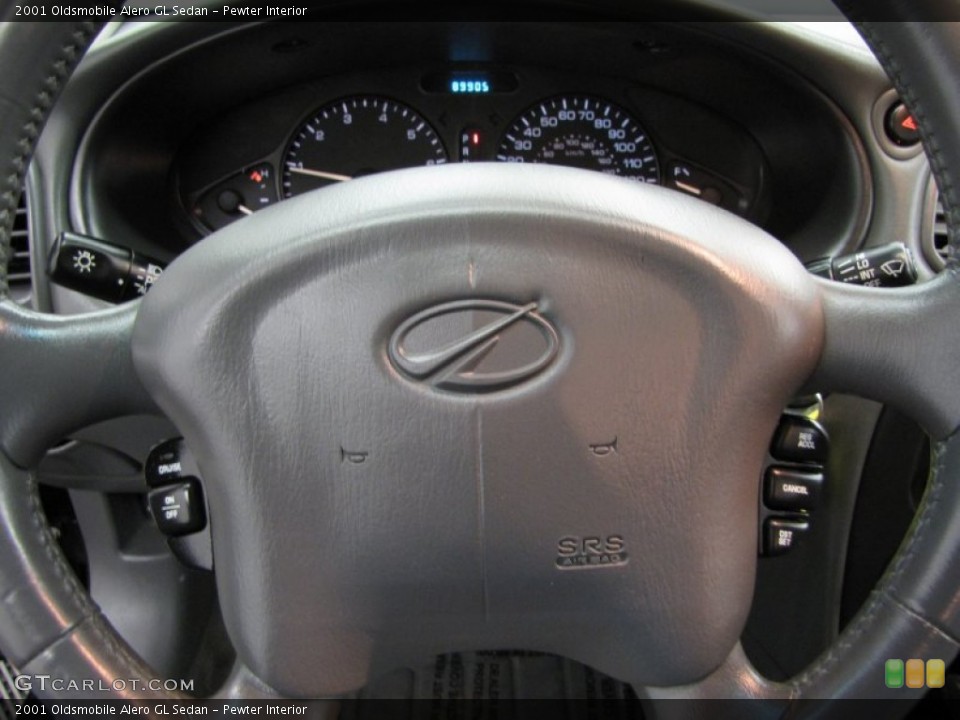 Pewter Interior Controls for the 2001 Oldsmobile Alero GL Sedan #78326102