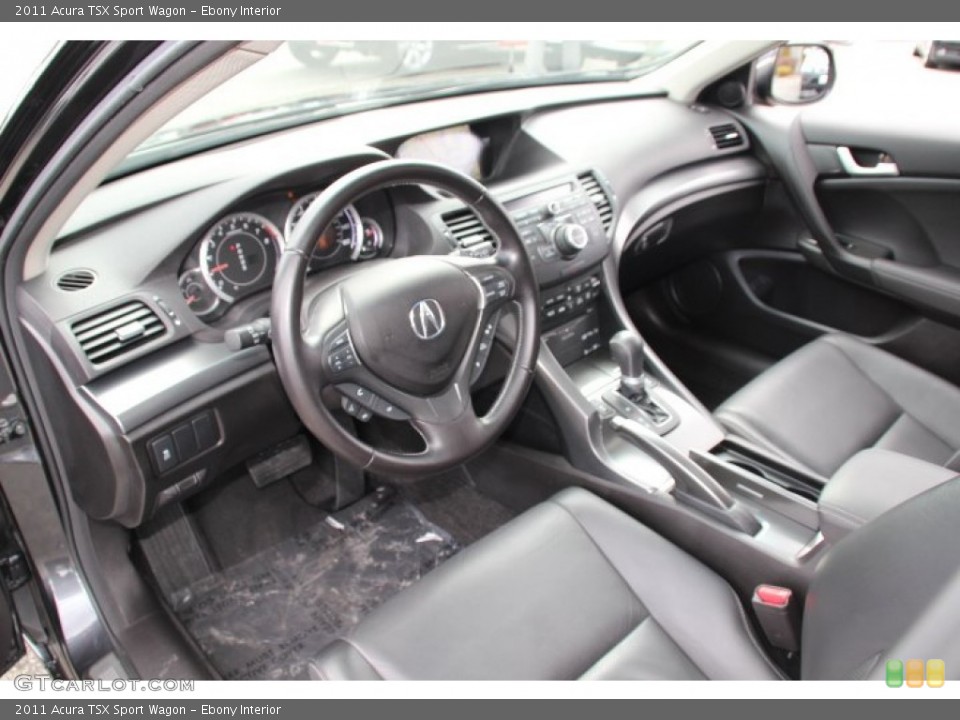 Ebony Interior Prime Interior for the 2011 Acura TSX Sport Wagon #78326625