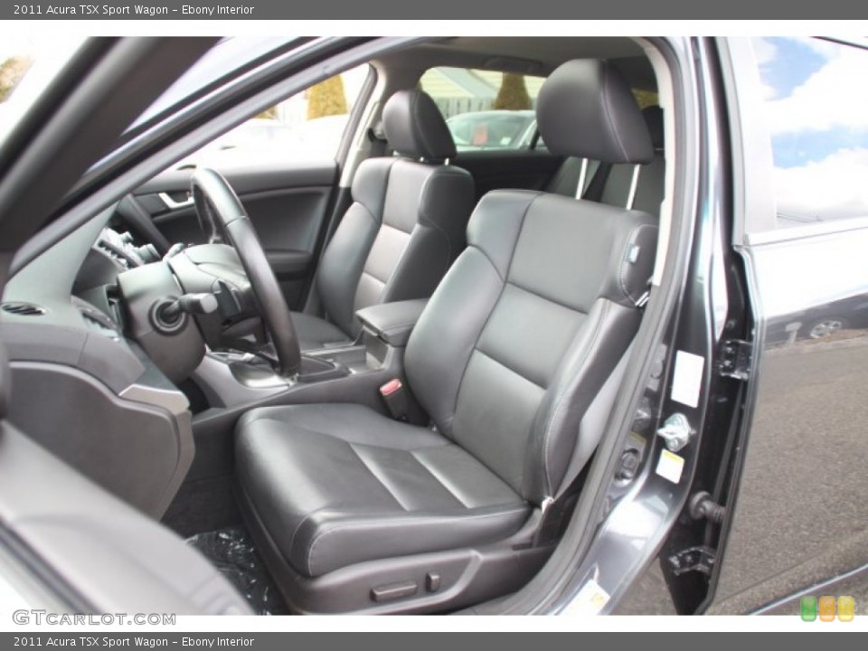 Ebony Interior Front Seat for the 2011 Acura TSX Sport Wagon #78326673