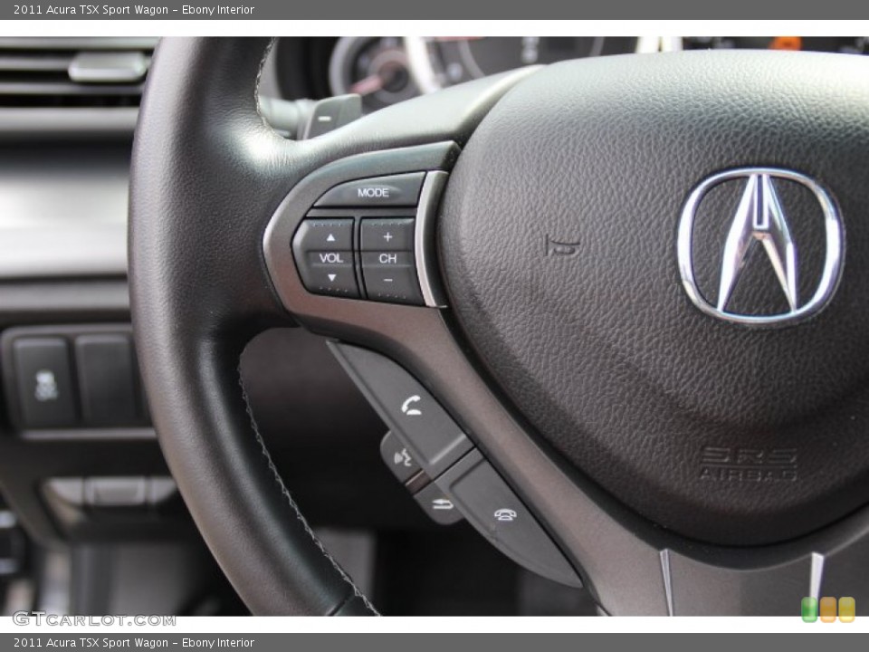 Ebony Interior Controls for the 2011 Acura TSX Sport Wagon #78326787