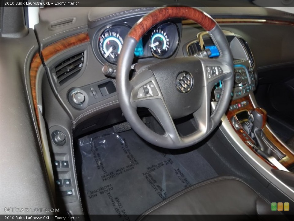 Ebony Interior Steering Wheel for the 2010 Buick LaCrosse CXL #78326793