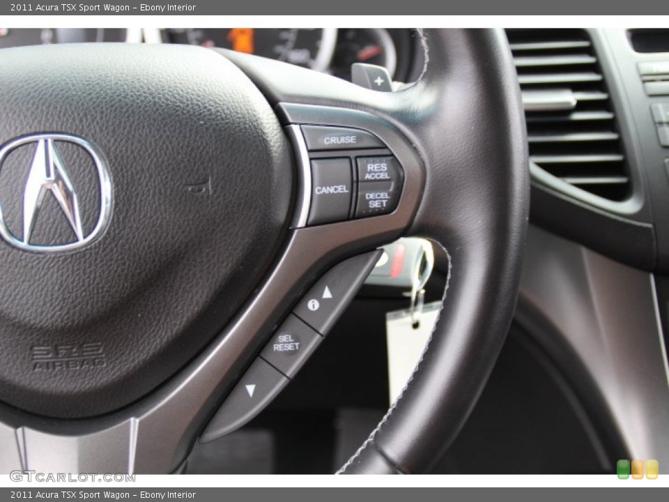 Ebony Interior Controls for the 2011 Acura TSX Sport Wagon #78326814