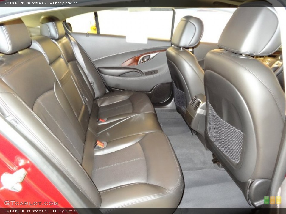Ebony Interior Rear Seat for the 2010 Buick LaCrosse CXL #78327003