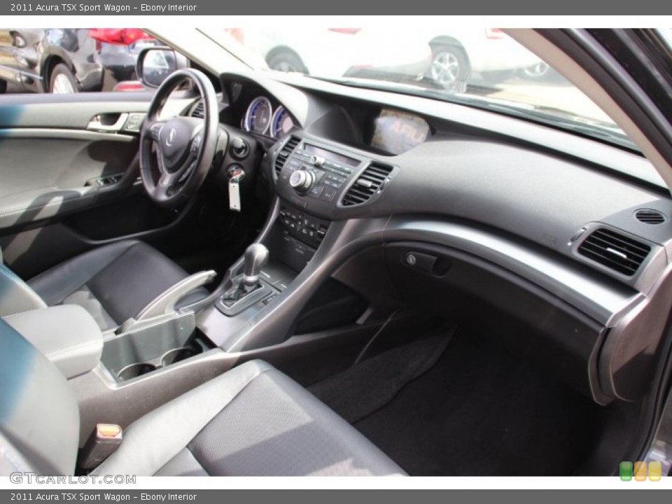 Ebony Interior Dashboard for the 2011 Acura TSX Sport Wagon #78327021
