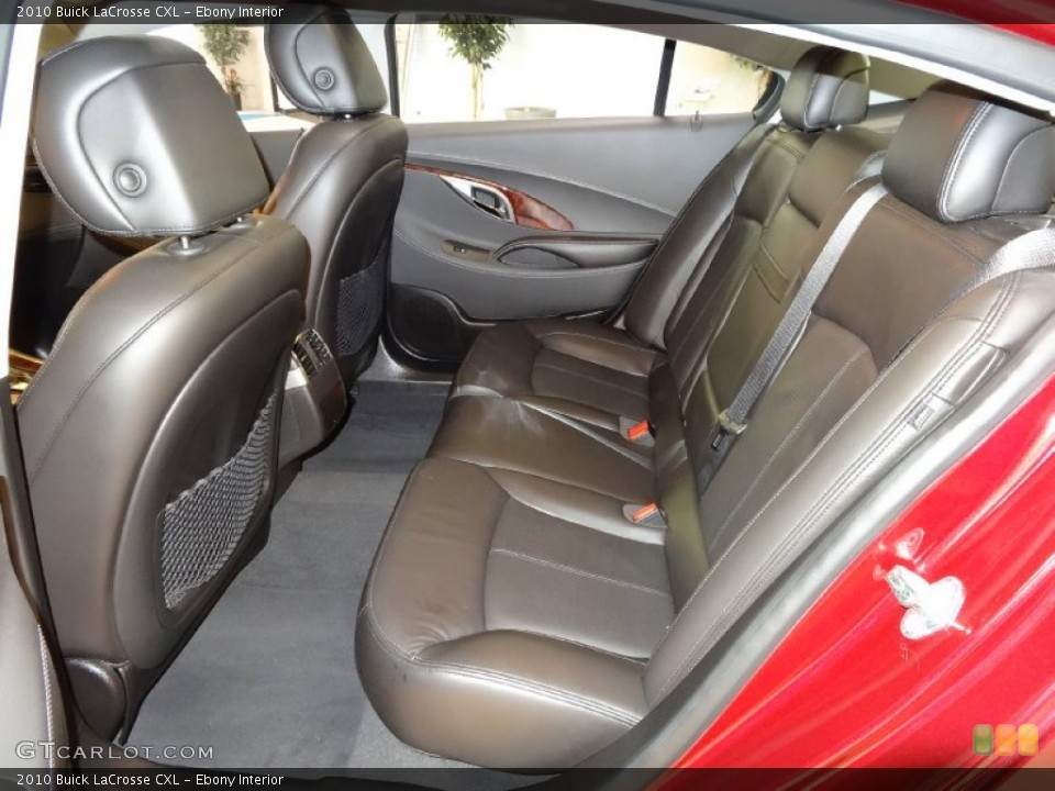 Ebony Interior Rear Seat for the 2010 Buick LaCrosse CXL #78327048