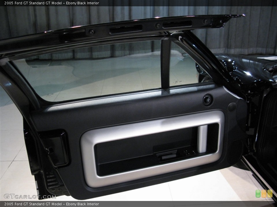 Ebony Black Interior Door Panel for the 2005 Ford GT  #783277