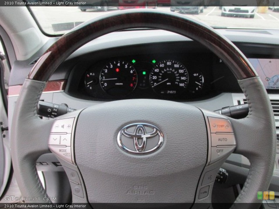 Light Gray Interior Steering Wheel for the 2010 Toyota Avalon Limited #78327958