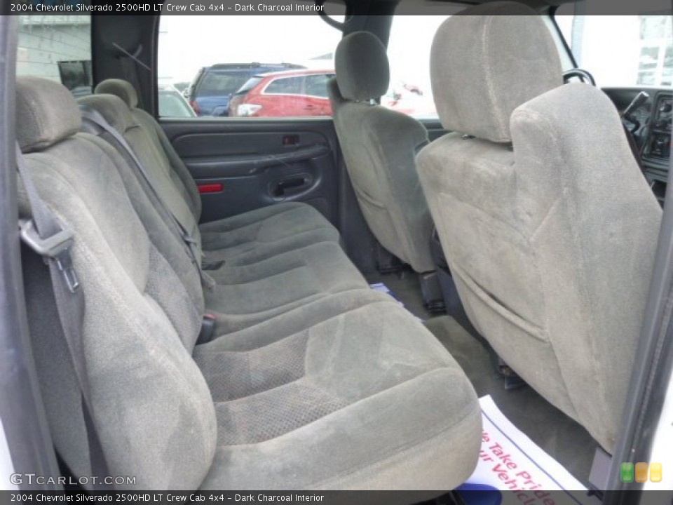 Dark Charcoal Interior Rear Seat for the 2004 Chevrolet Silverado 2500HD LT Crew Cab 4x4 #78328527