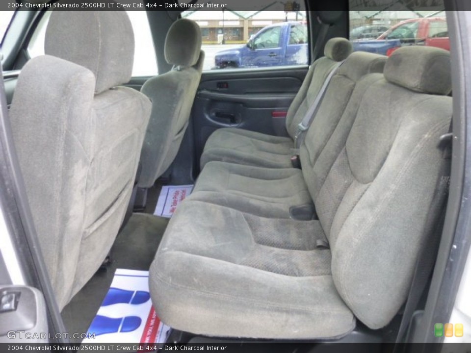 Dark Charcoal Interior Rear Seat for the 2004 Chevrolet Silverado 2500HD LT Crew Cab 4x4 #78328577