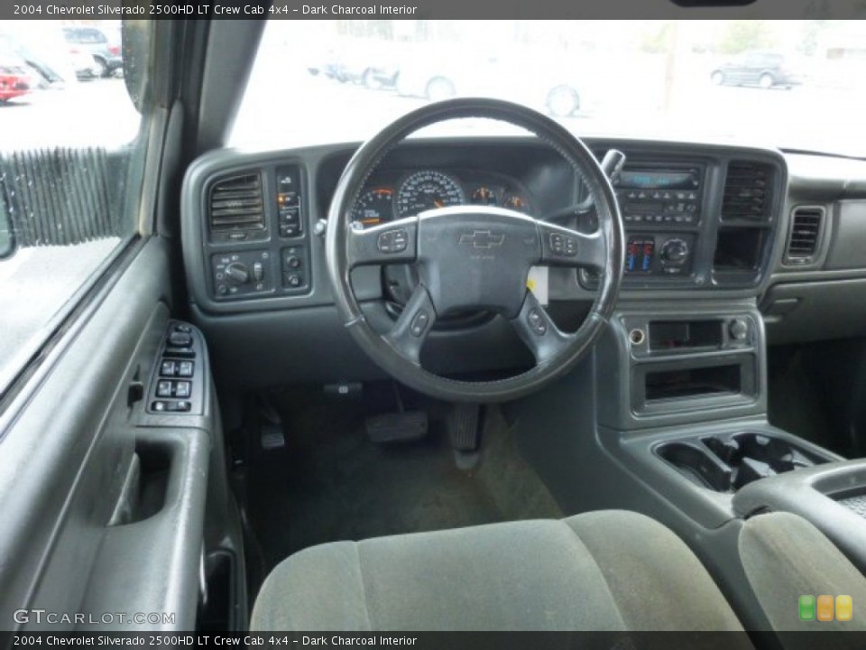 Dark Charcoal Interior Dashboard for the 2004 Chevrolet Silverado 2500HD LT Crew Cab 4x4 #78328594