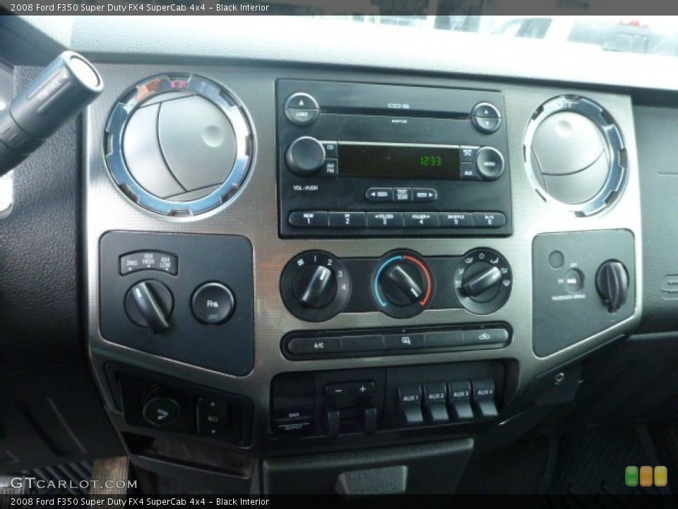 Black Interior Controls for the 2008 Ford F350 Super Duty FX4 SuperCab 4x4 #78328698