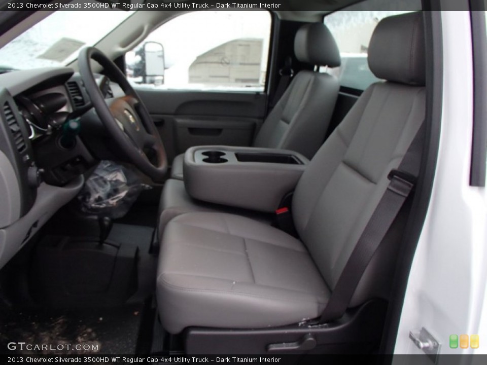 Dark Titanium Interior Photo for the 2013 Chevrolet Silverado 3500HD WT Regular Cab 4x4 Utility Truck #78328966