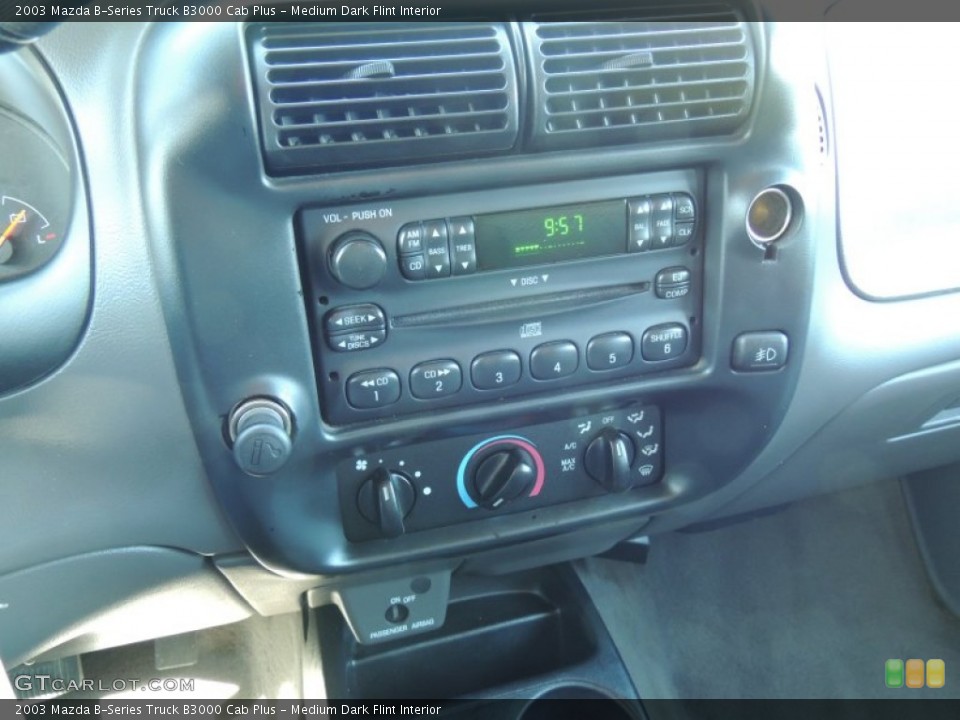 Medium Dark Flint Interior Controls for the 2003 Mazda B-Series Truck B3000 Cab Plus #78329043
