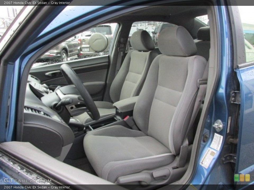 Gray Interior Photo for the 2007 Honda Civic EX Sedan #78329339