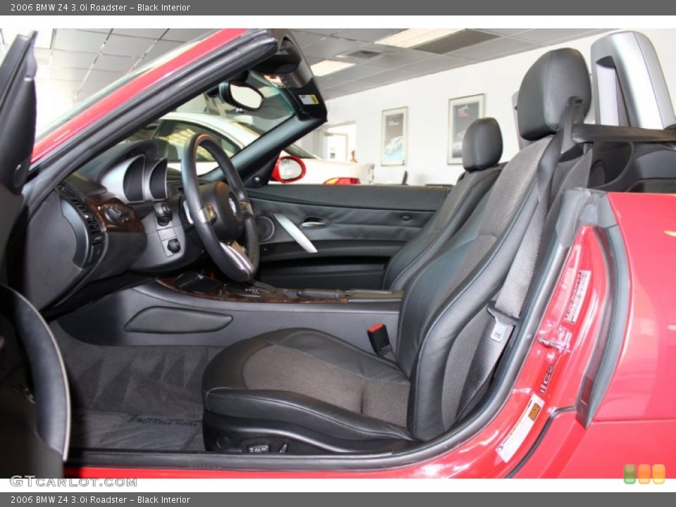 Black Interior Front Seat for the 2006 BMW Z4 3.0i Roadster #78329682