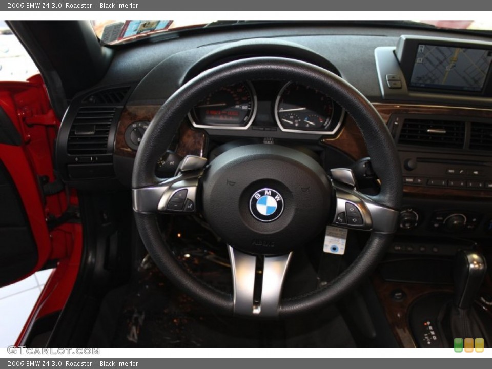 Black Interior Steering Wheel for the 2006 BMW Z4 3.0i Roadster #78329724