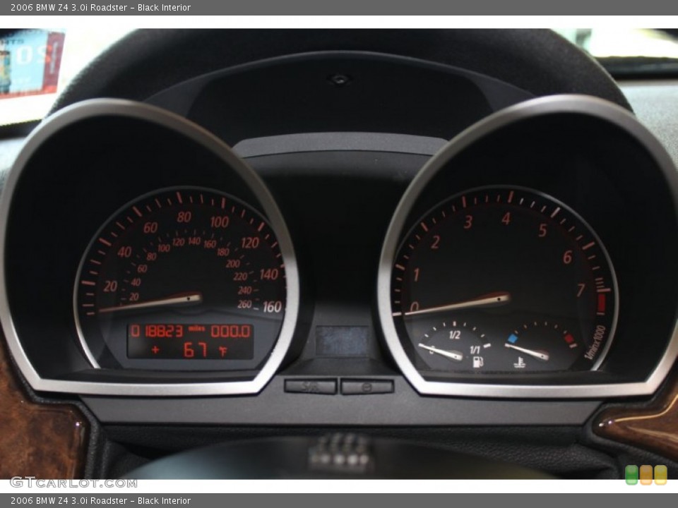 Black Interior Gauges for the 2006 BMW Z4 3.0i Roadster #78329787