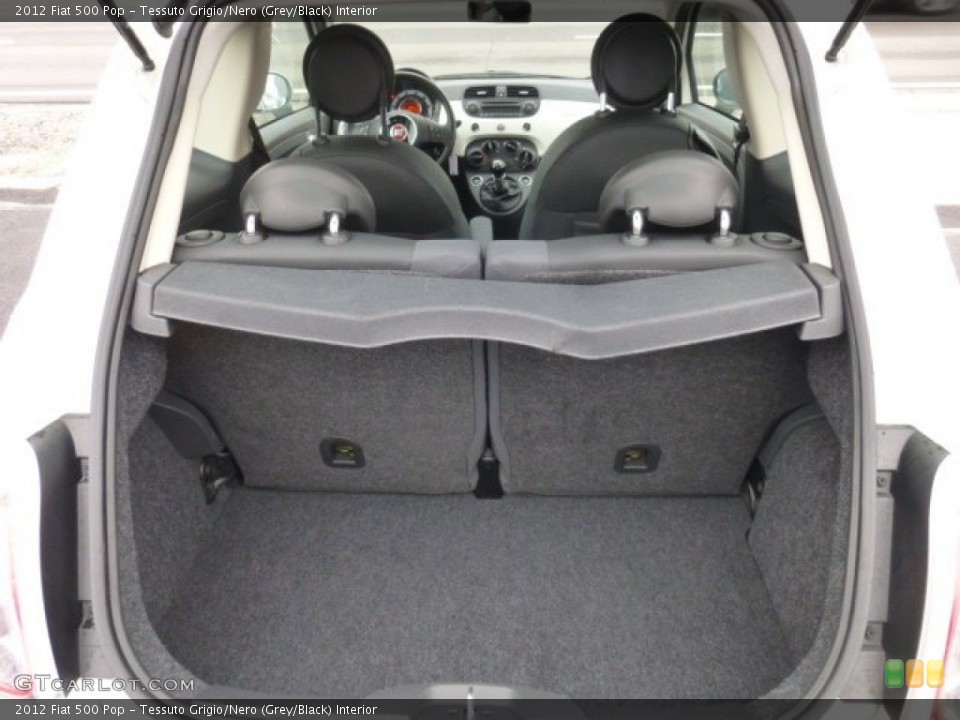 Tessuto Grigio/Nero (Grey/Black) Interior Trunk for the 2012 Fiat 500 Pop #78330165
