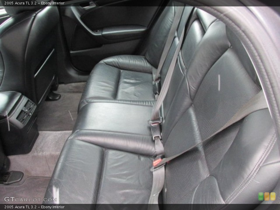 Ebony Interior Rear Seat for the 2005 Acura TL 3.2 #78331161