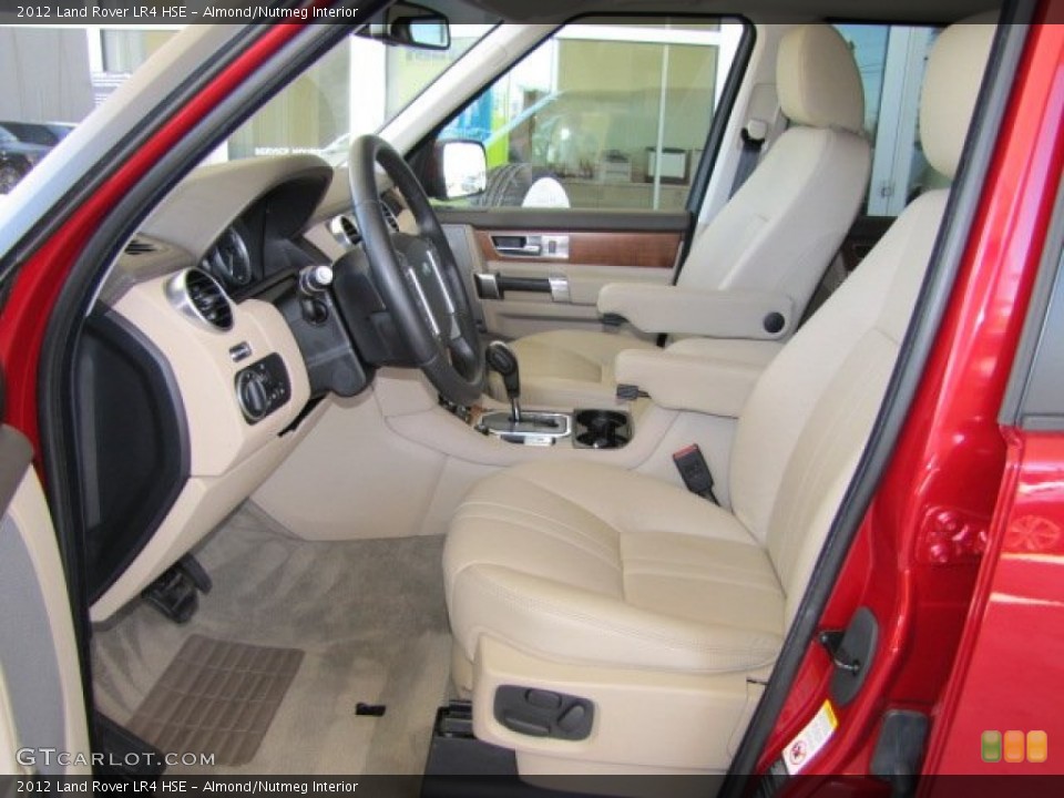 Almond/Nutmeg Interior Front Seat for the 2012 Land Rover LR4 HSE #78331266