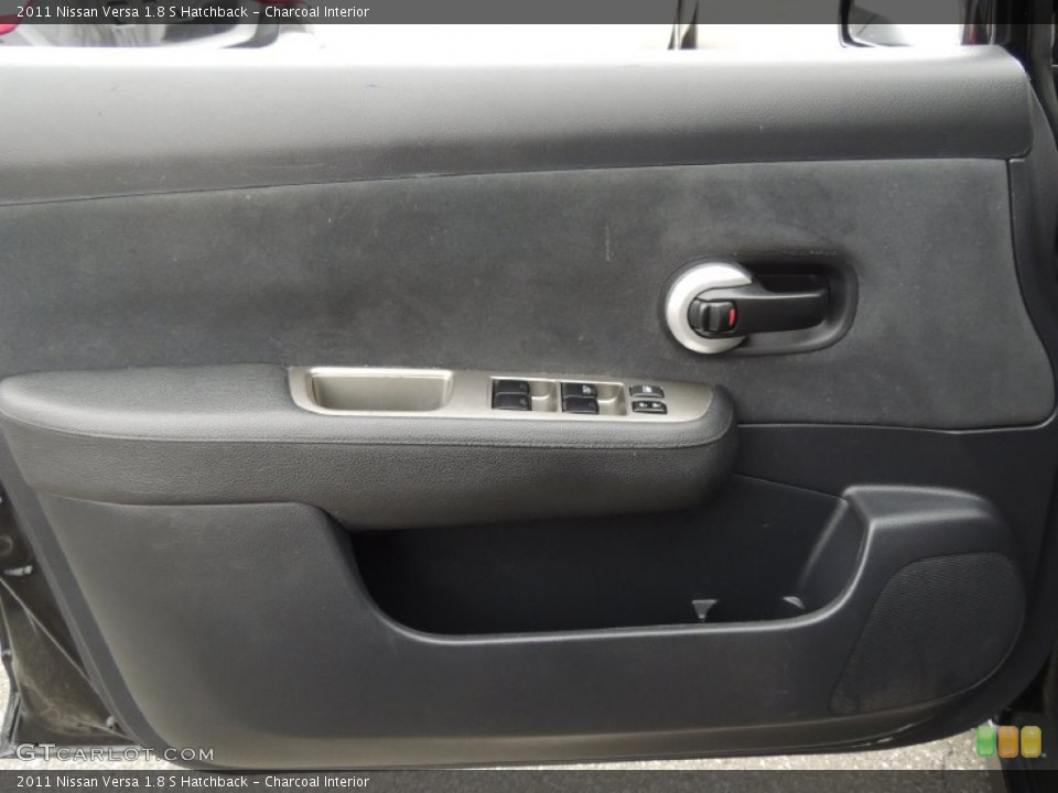 Charcoal Interior Door Panel for the 2011 Nissan Versa 1.8 S Hatchback #78331479
