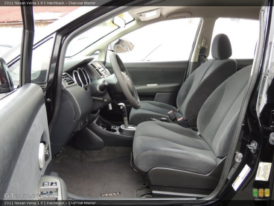 Charcoal Interior Photo for the 2011 Nissan Versa 1.8 S Hatchback #78331497
