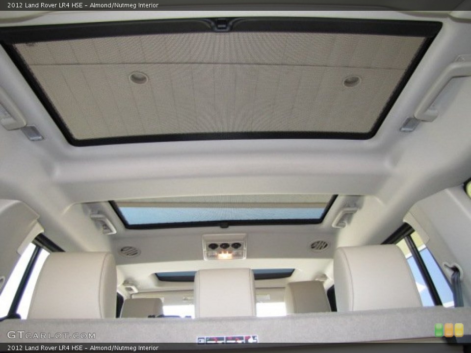 Almond/Nutmeg Interior Sunroof for the 2012 Land Rover LR4 HSE #78331578