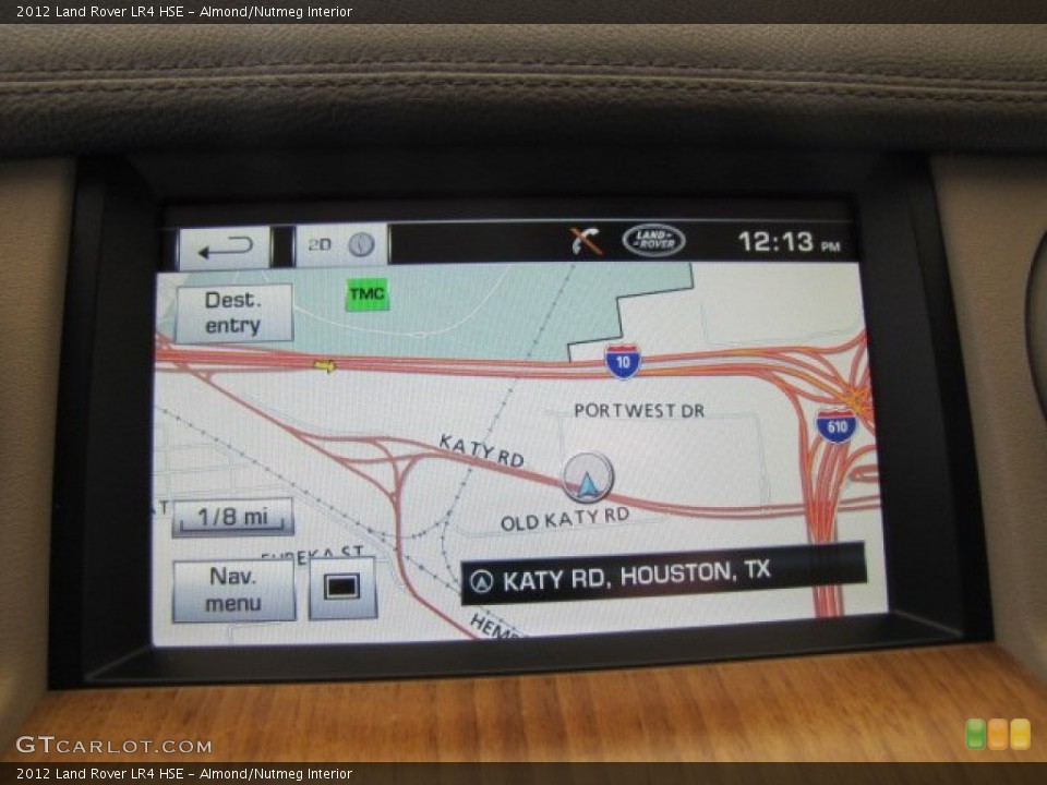 Almond/Nutmeg Interior Navigation for the 2012 Land Rover LR4 HSE #78331844