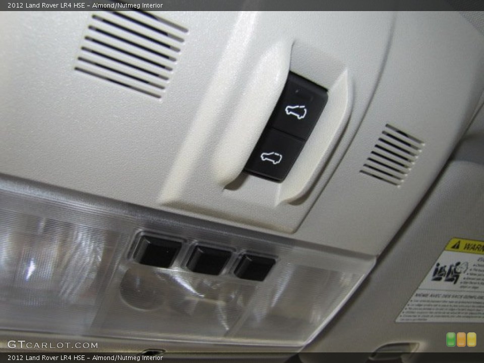 Almond/Nutmeg Interior Controls for the 2012 Land Rover LR4 HSE #78331929