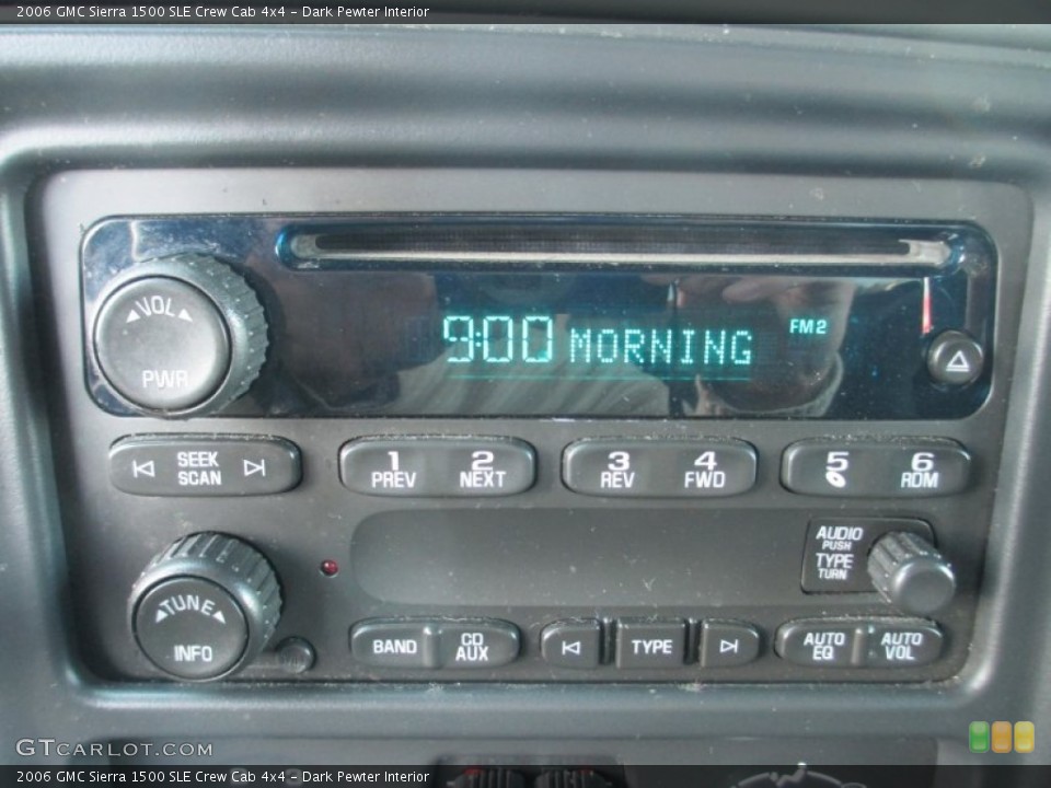 Dark Pewter Interior Audio System for the 2006 GMC Sierra 1500 SLE Crew Cab 4x4 #78331938