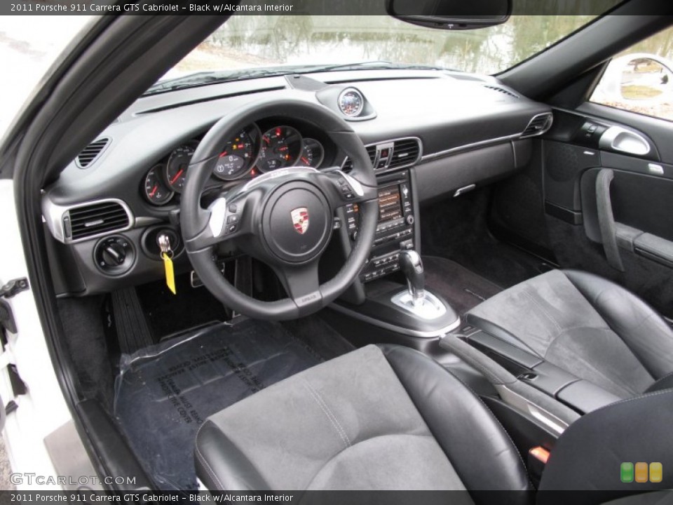 Black w/Alcantara Interior Photo for the 2011 Porsche 911 Carrera GTS Cabriolet #78332046