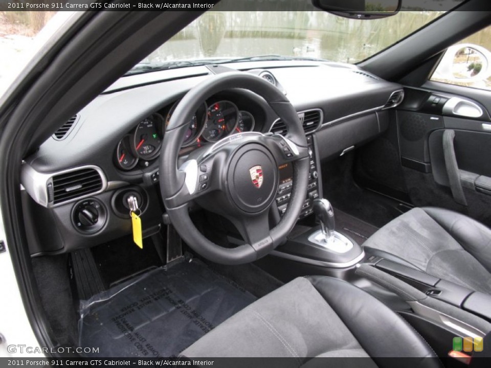 Black w/Alcantara Interior Prime Interior for the 2011 Porsche 911 Carrera GTS Cabriolet #78332175