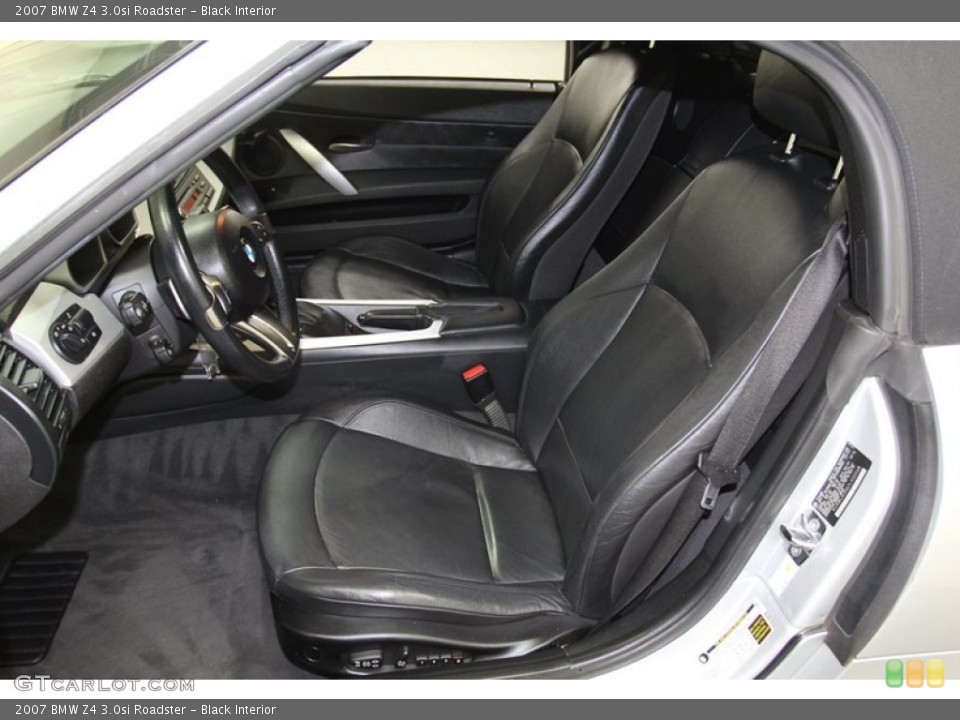 Black Interior Photo for the 2007 BMW Z4 3.0si Roadster #78332226