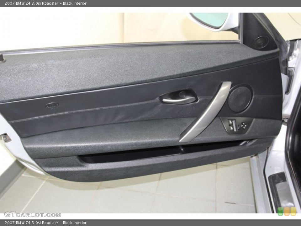 Black Interior Door Panel for the 2007 BMW Z4 3.0si Roadster #78332505