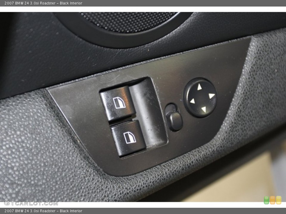 Black Interior Controls for the 2007 BMW Z4 3.0si Roadster #78332520
