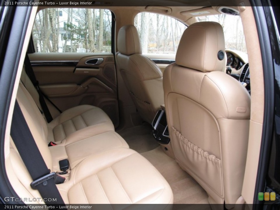 Luxor Beige Interior Rear Seat for the 2011 Porsche Cayenne Turbo #78332637