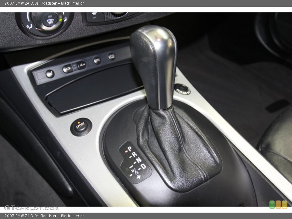 Black Interior Transmission for the 2007 BMW Z4 3.0si Roadster #78332677
