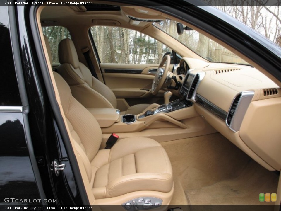 Luxor Beige Interior Front Seat for the 2011 Porsche Cayenne Turbo #78332684