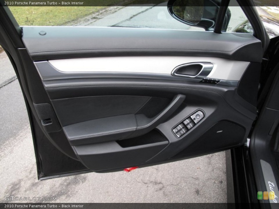 Black Interior Door Panel for the 2010 Porsche Panamera Turbo #78333050