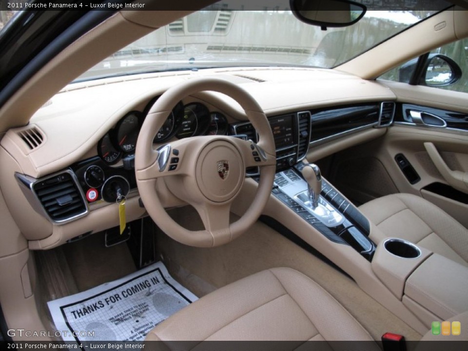 Luxor Beige Interior Photo for the 2011 Porsche Panamera 4 #78333477